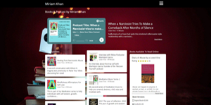 MiriamKhan.net Website Screenshot