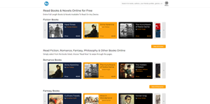 Readomain.com Website Screenshot